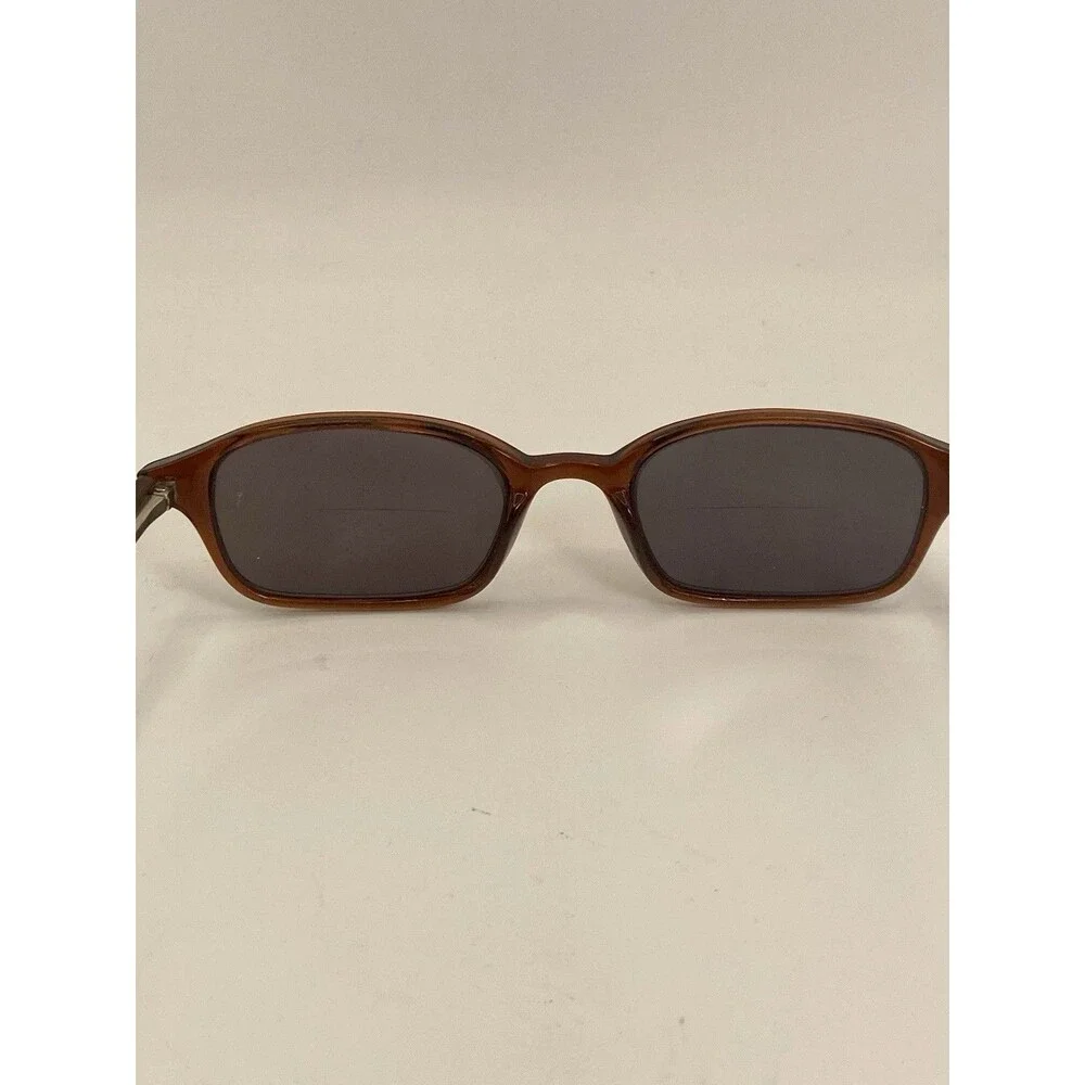Vintage Romco 4 1/4 5 1/2 Brown Eyeglasses Frames Only - Picture 7 of 7
